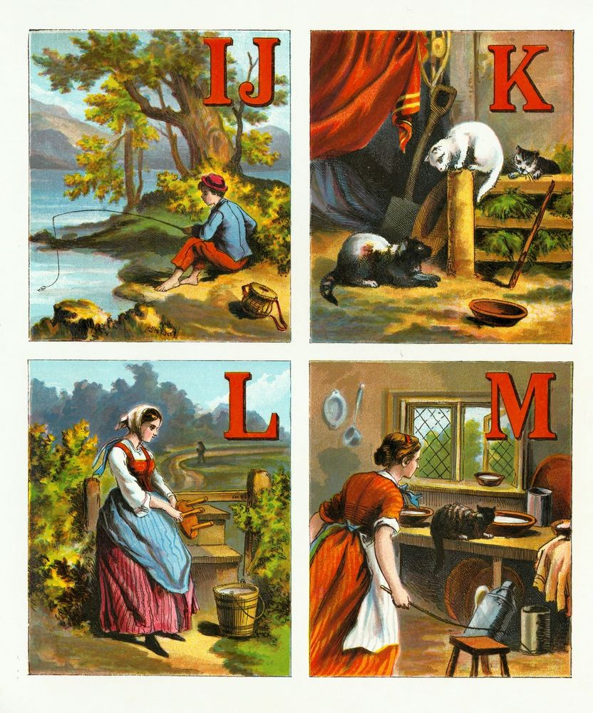 Scan 0011 of Alphabet of country scenes