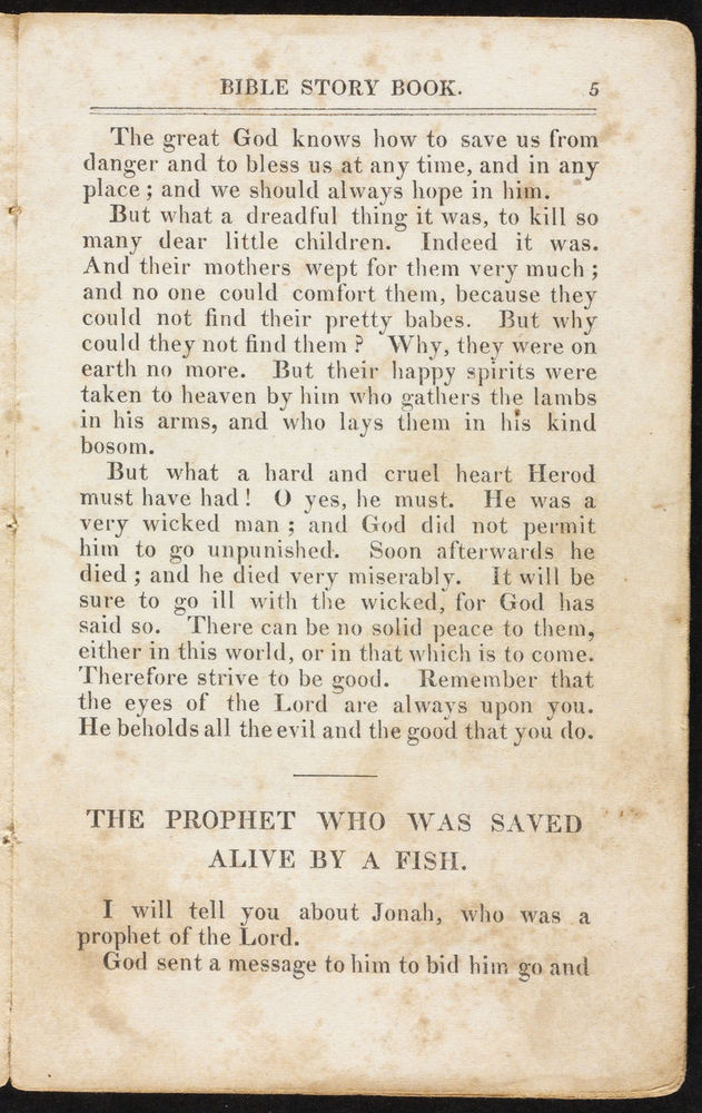 Scan 0007 of Bible story book for a good little boy