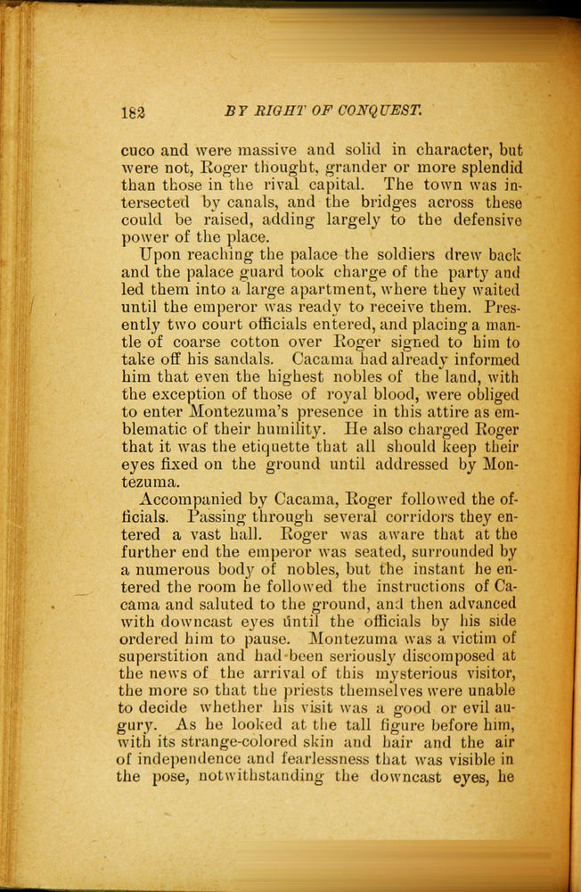 Scan 0194 of By right of conquest, or, With Cortez in Mexico