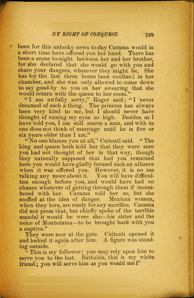Scan 0211 of By right of conquest, or, With Cortez in Mexico