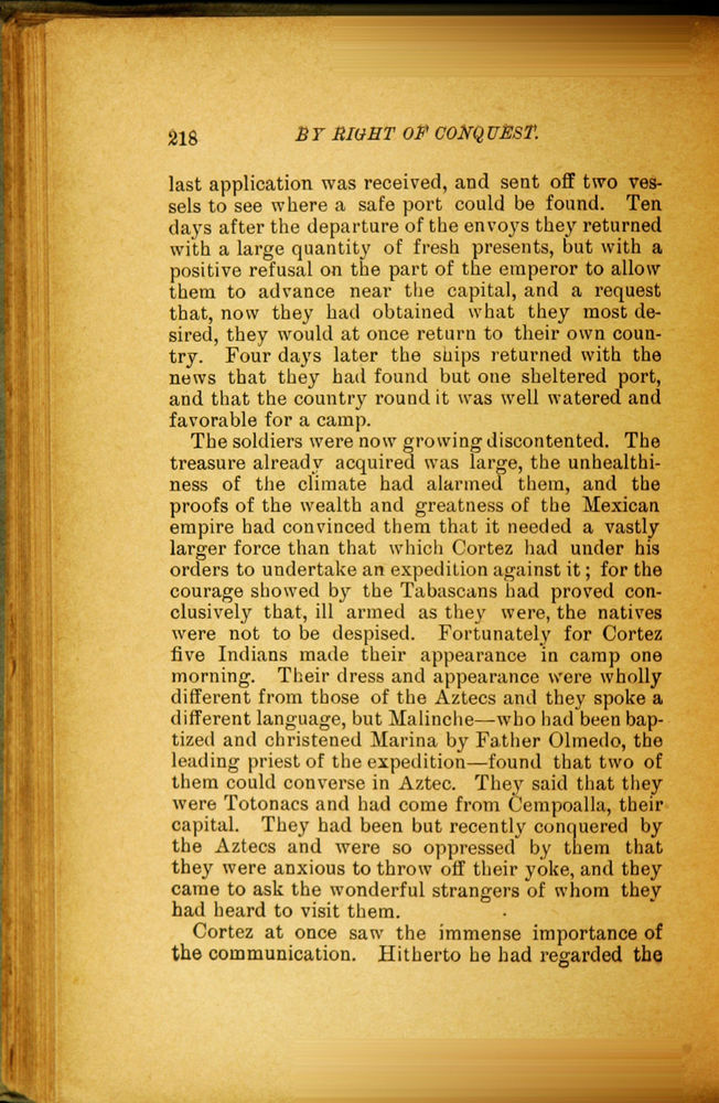 Scan 0230 of By right of conquest, or, With Cortez in Mexico