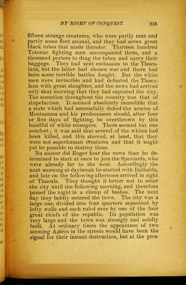 Scan 0247 of By right of conquest, or, With Cortez in Mexico