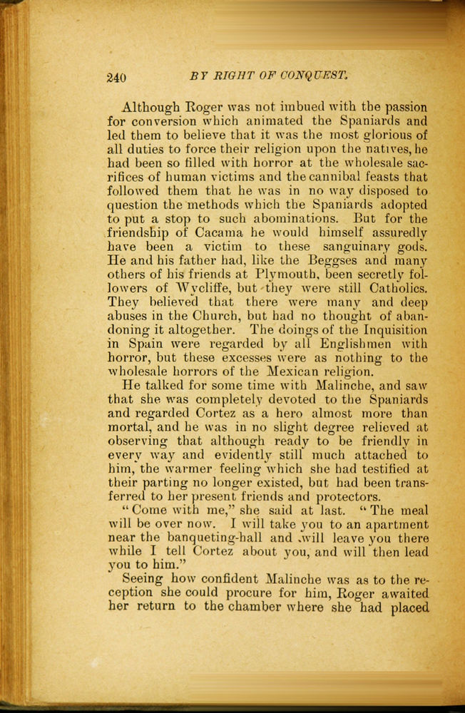 Scan 0252 of By right of conquest, or, With Cortez in Mexico