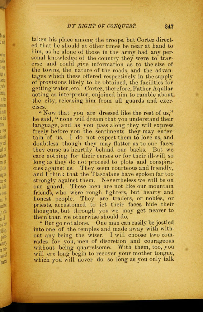 Scan 0259 of By right of conquest, or, With Cortez in Mexico