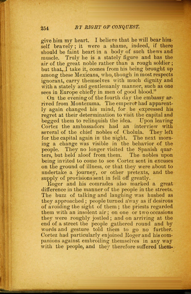 Scan 0266 of By right of conquest, or, With Cortez in Mexico