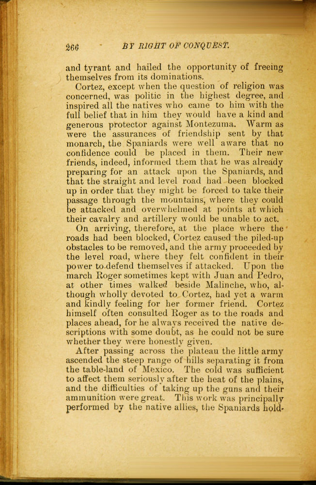 Scan 0278 of By right of conquest, or, With Cortez in Mexico