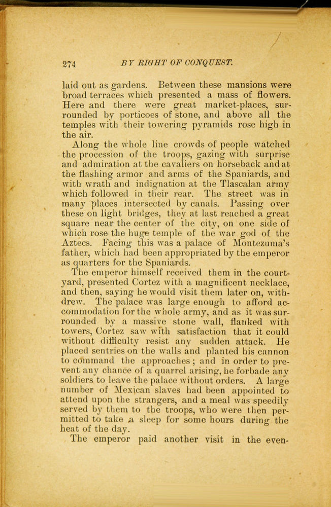 Scan 0286 of By right of conquest, or, With Cortez in Mexico