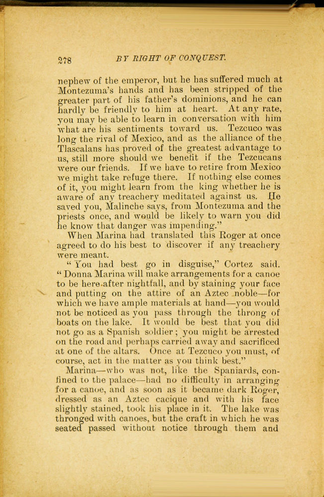 Scan 0290 of By right of conquest, or, With Cortez in Mexico