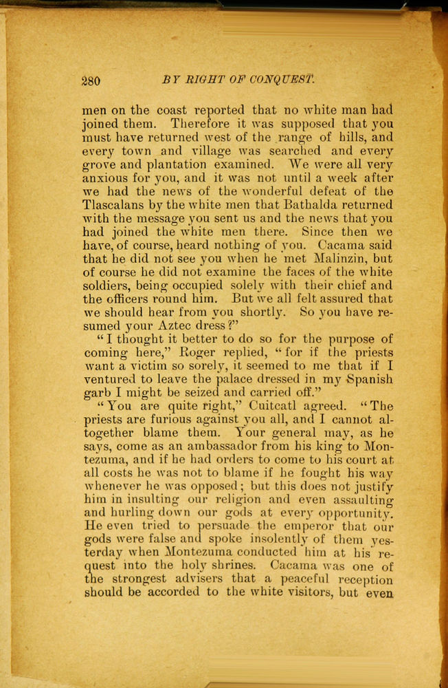 Scan 0292 of By right of conquest, or, With Cortez in Mexico