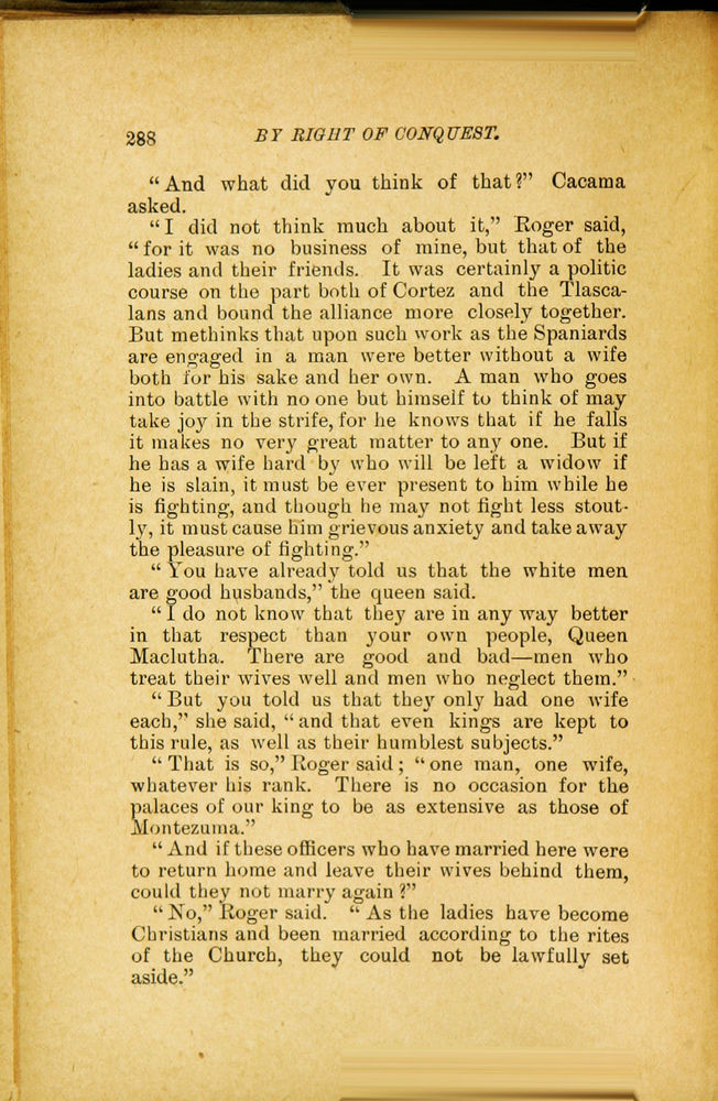 Scan 0300 of By right of conquest, or, With Cortez in Mexico