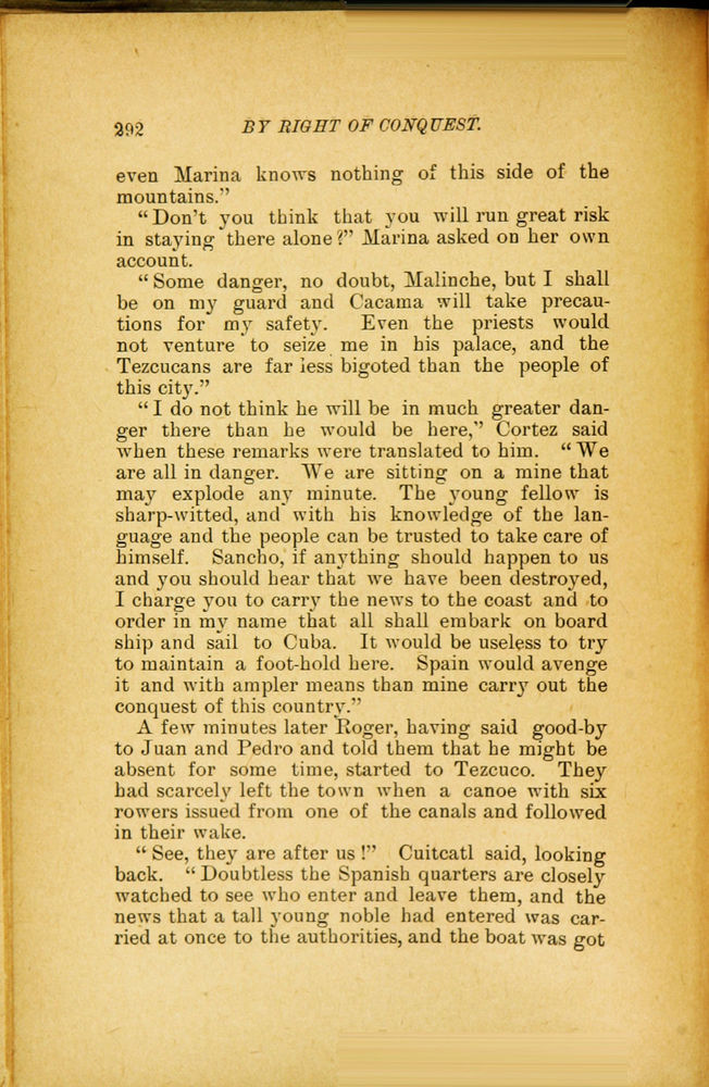 Scan 0304 of By right of conquest, or, With Cortez in Mexico