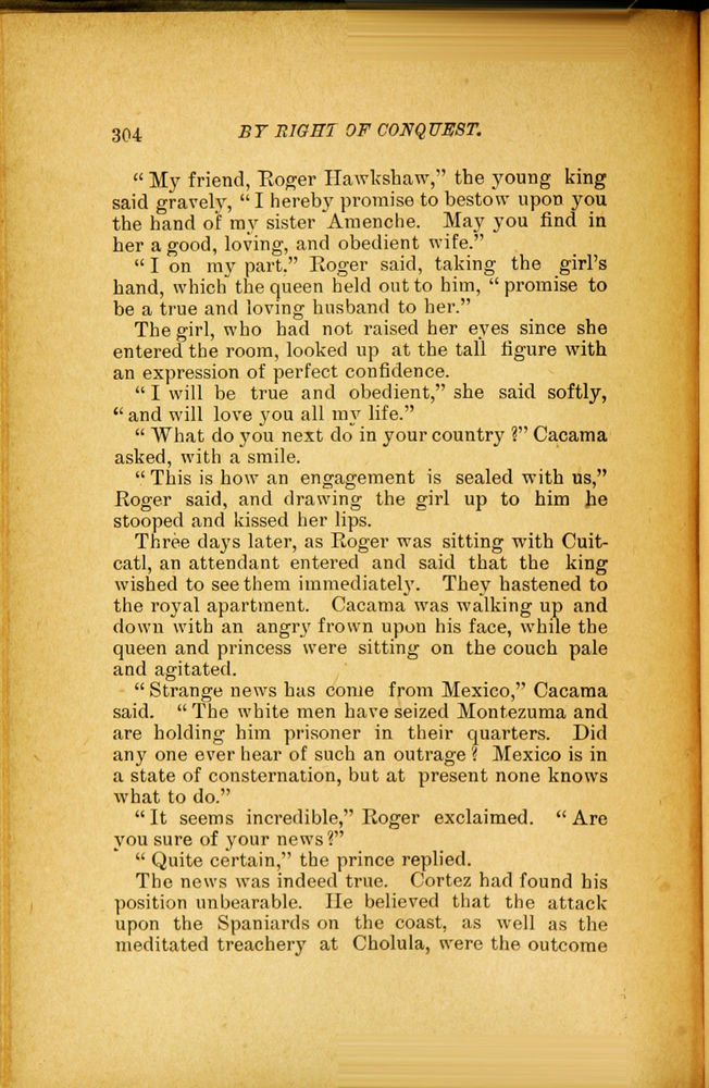 Scan 0316 of By right of conquest, or, With Cortez in Mexico