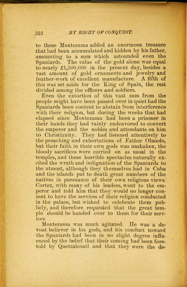 Scan 0344 of By right of conquest, or, With Cortez in Mexico