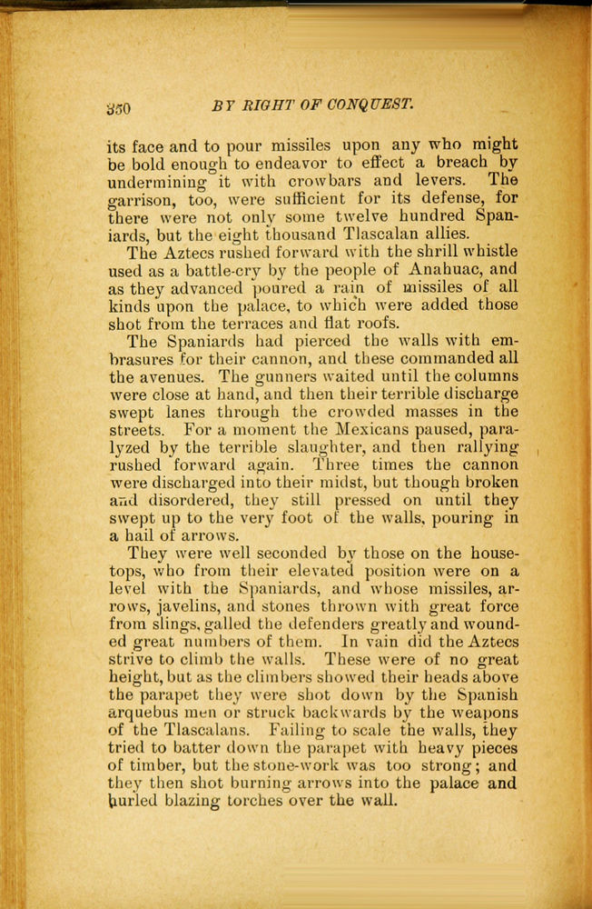 Scan 0362 of By right of conquest, or, With Cortez in Mexico