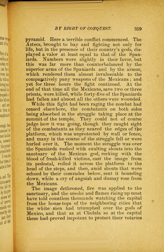 Scan 0371 of By right of conquest, or, With Cortez in Mexico