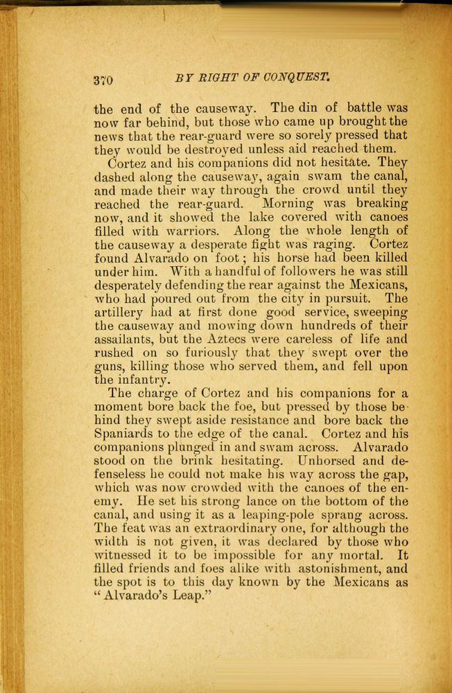 Scan 0382 of By right of conquest, or, With Cortez in Mexico