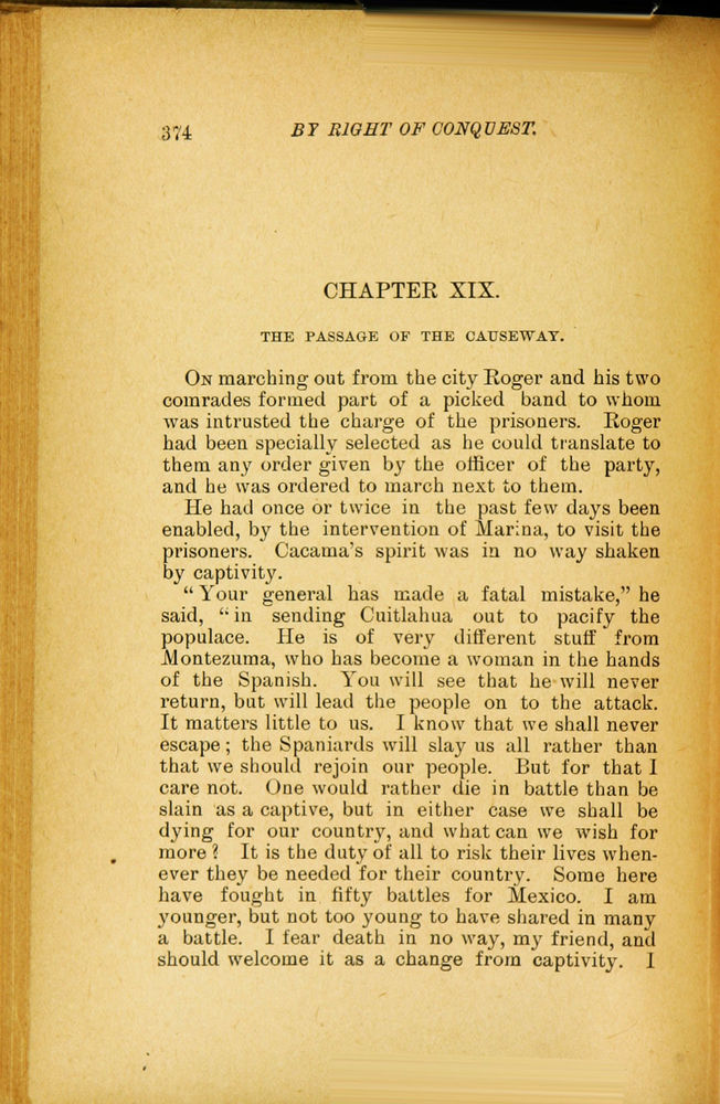 Scan 0386 of By right of conquest, or, With Cortez in Mexico