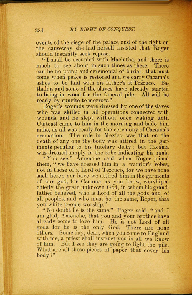 Scan 0396 of By right of conquest, or, With Cortez in Mexico