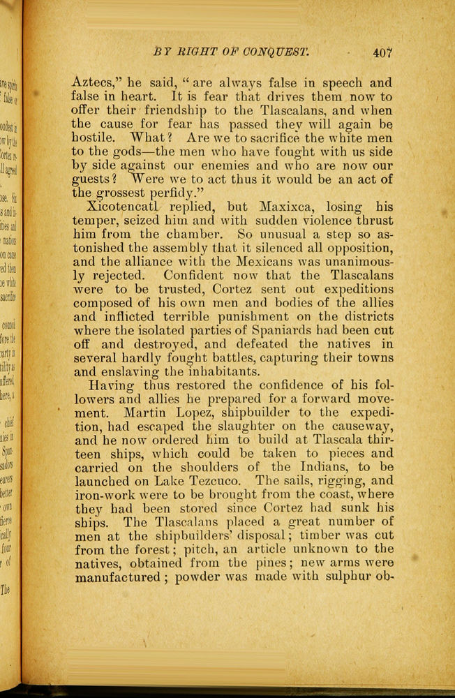 Scan 0419 of By right of conquest, or, With Cortez in Mexico