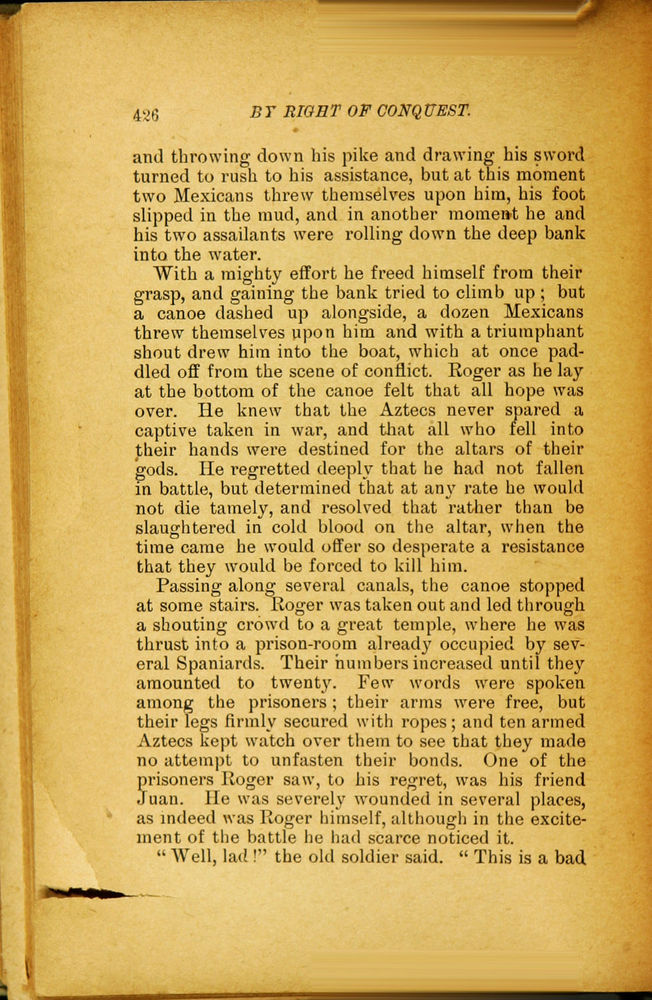 Scan 0438 of By right of conquest, or, With Cortez in Mexico