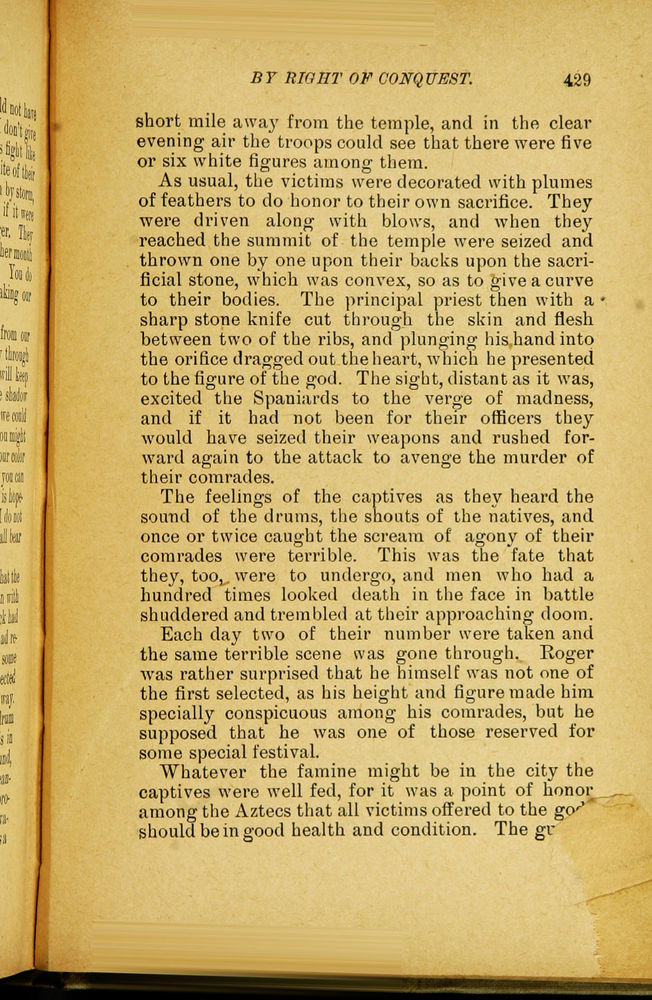 Scan 0441 of By right of conquest, or, With Cortez in Mexico