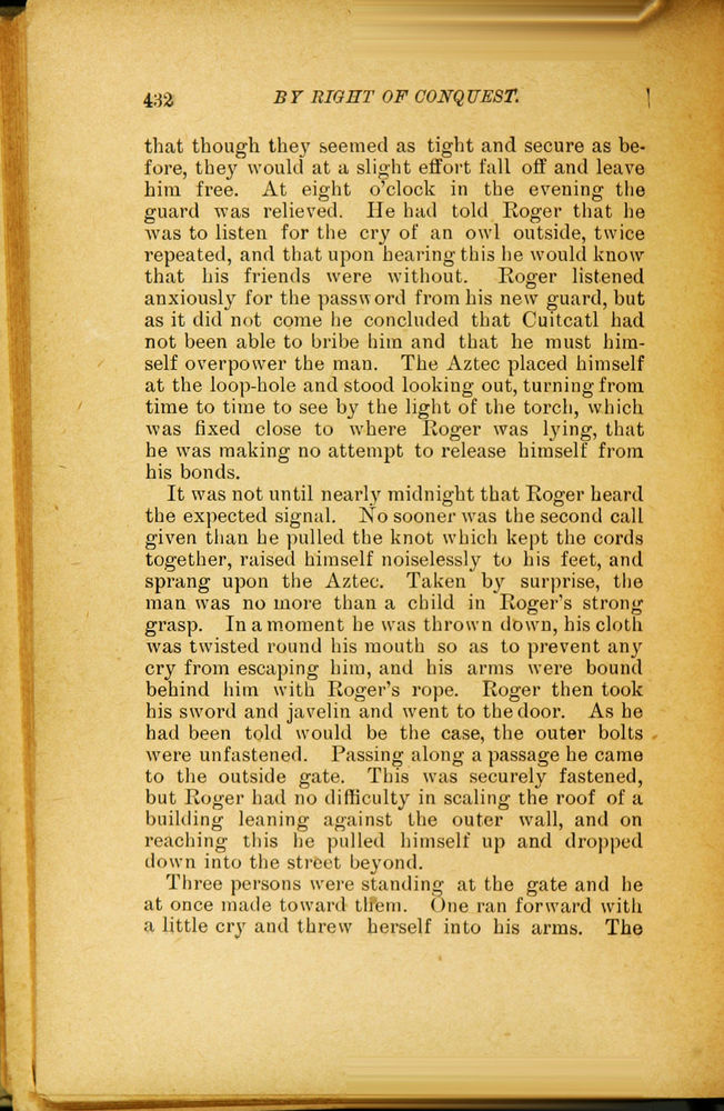 Scan 0444 of By right of conquest, or, With Cortez in Mexico