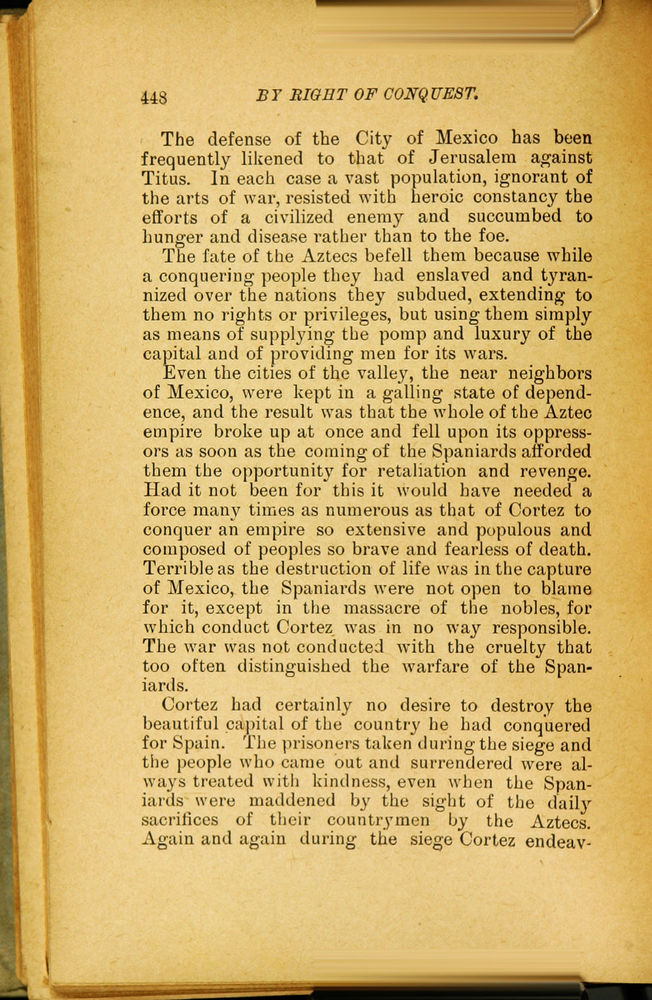 Scan 0460 of By right of conquest, or, With Cortez in Mexico