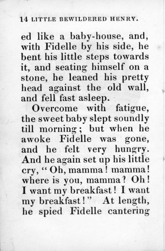Scan 0014 of Extraordinary adventures of poor little bewildered Henry