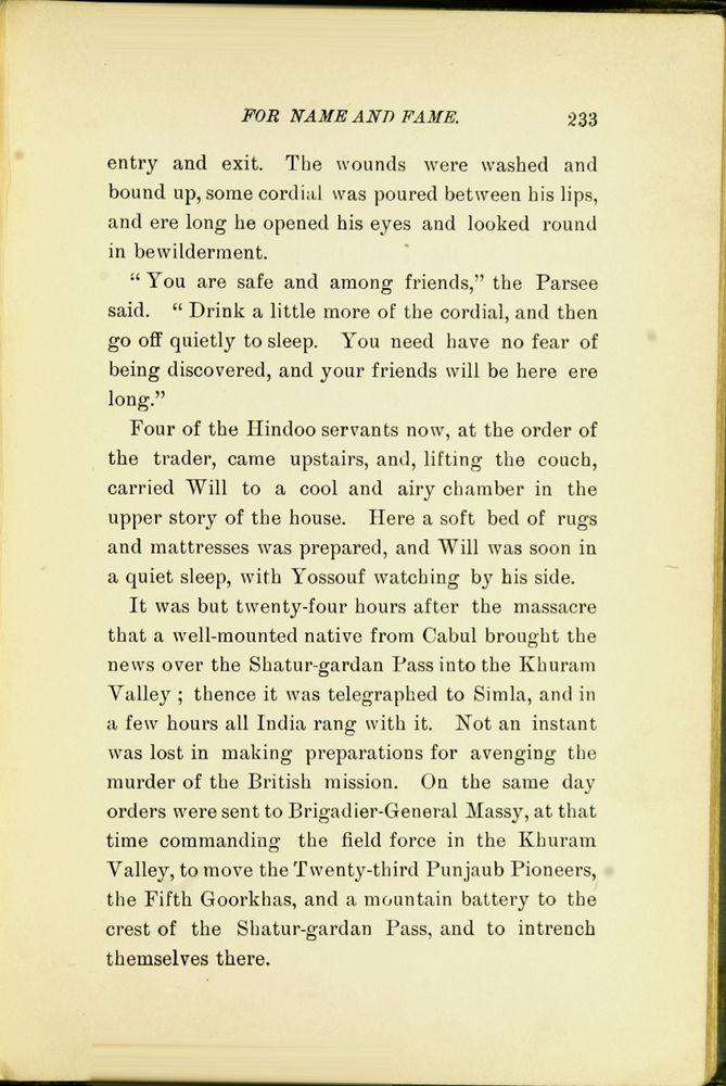 Scan 0251 of For name and fame, or, Through the Afghan passes