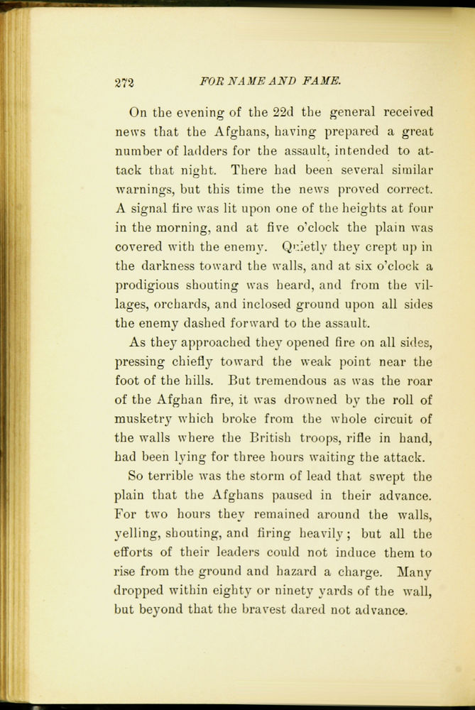 Scan 0292 of For name and fame, or, Through the Afghan passes
