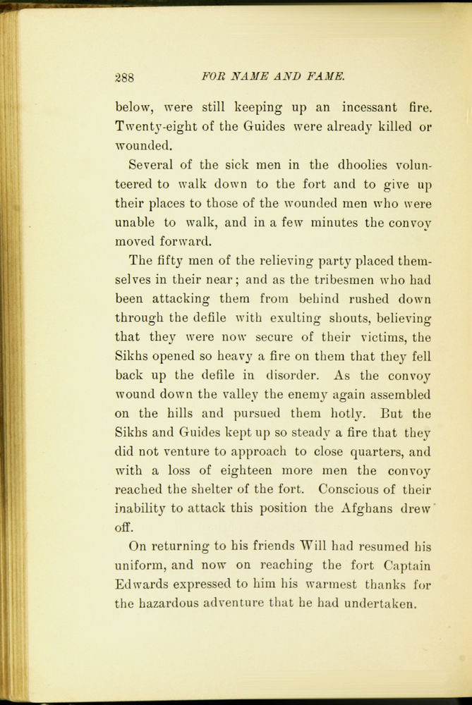 Scan 0308 of For name and fame, or, Through the Afghan passes