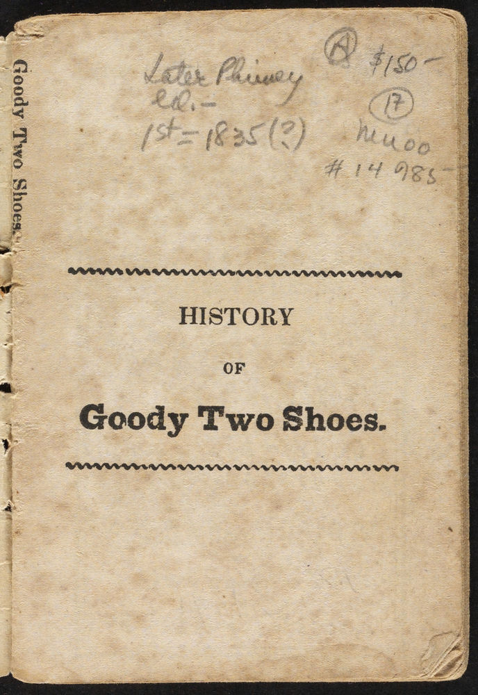 Scan 0003 of The history of Goody Two Shoes