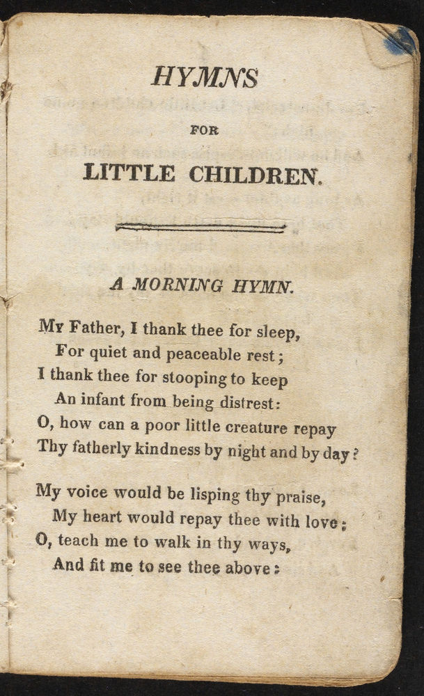 Scan 0005 of Hymns for little children