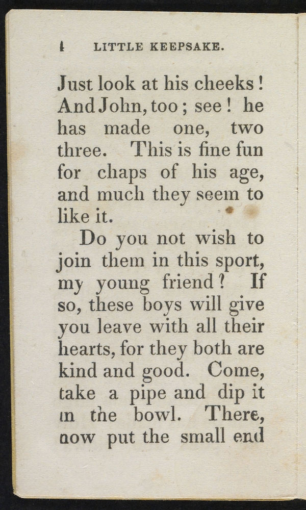 Scan 0006 of The little keepsake, or, Easy lessons in words of one syllable