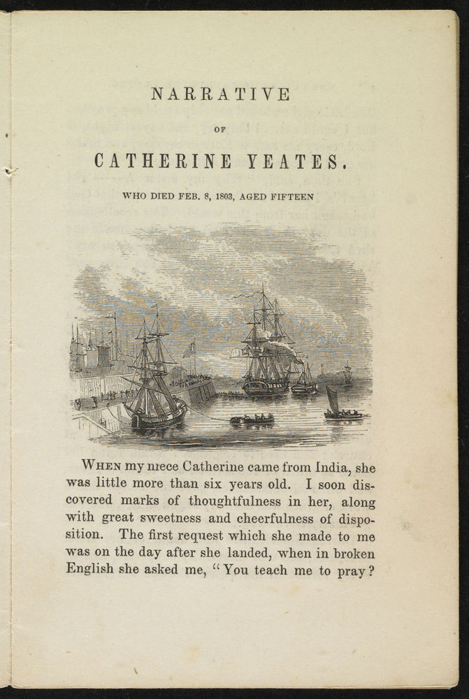 Scan 0005 of Narrative of Catharine Yeates