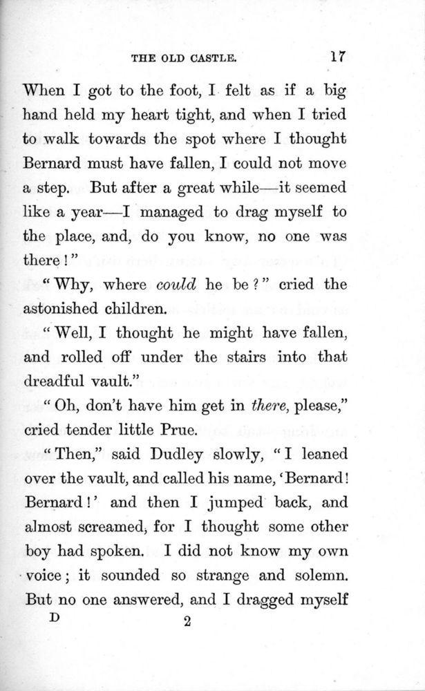 Scan 0023 of Old castle and other stories