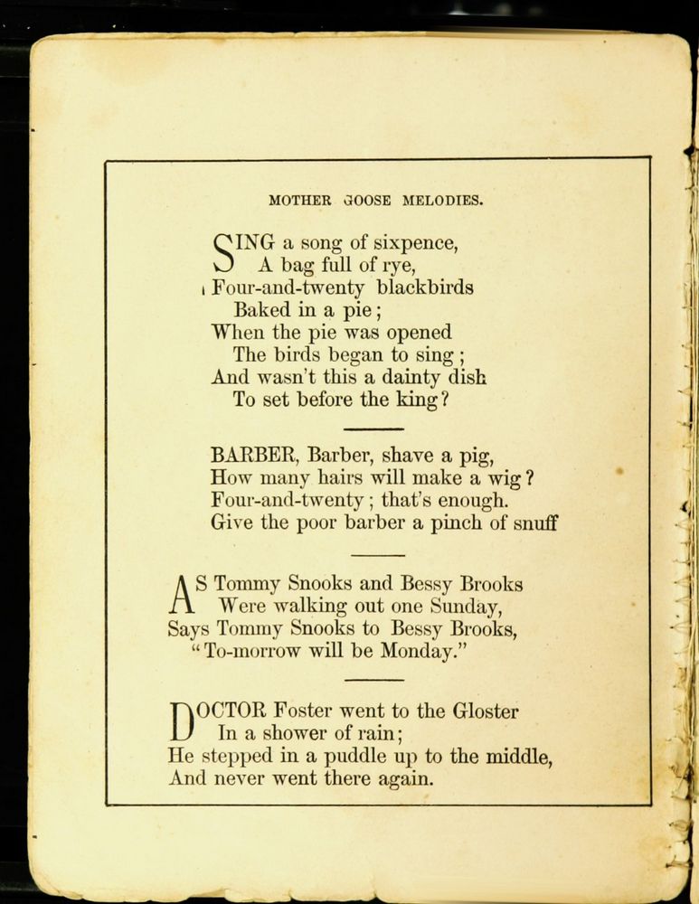 Scan 0005 of The old fashioned Mother Goose