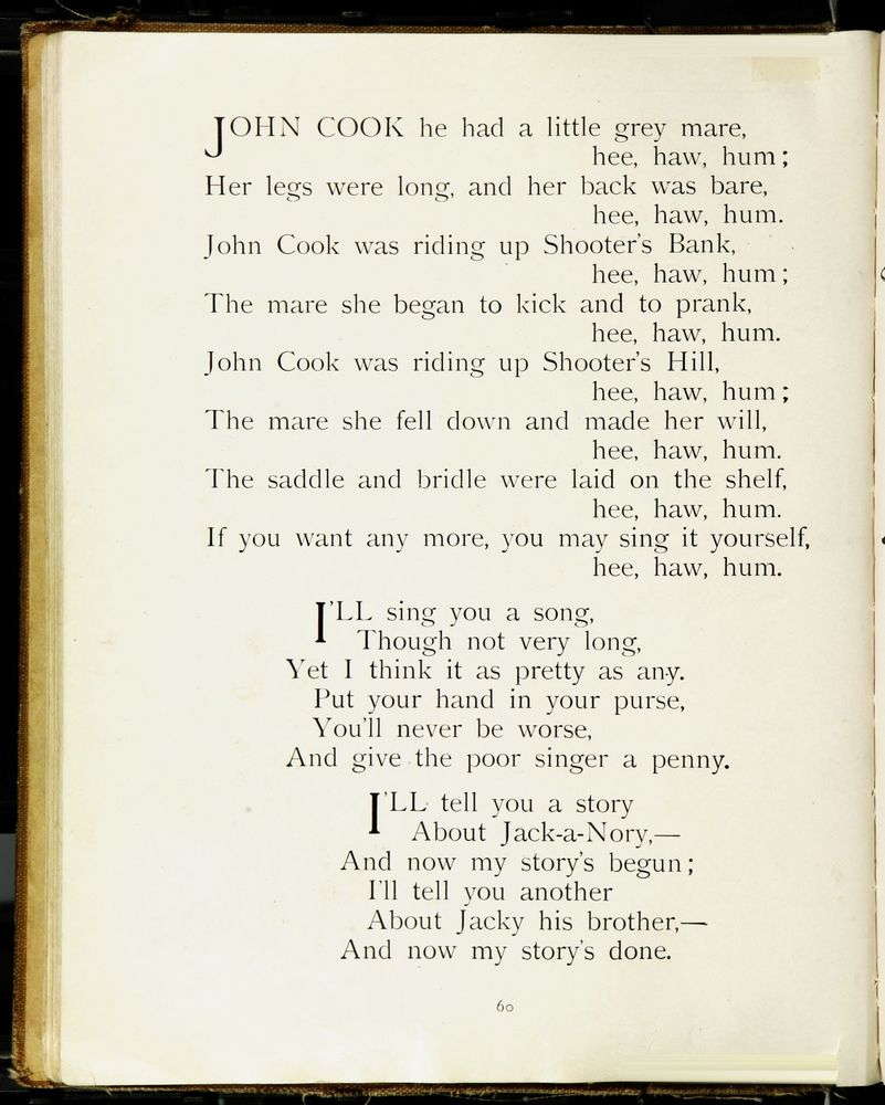 Scan 0060 of The Old Mother Goose nursery rhyme book