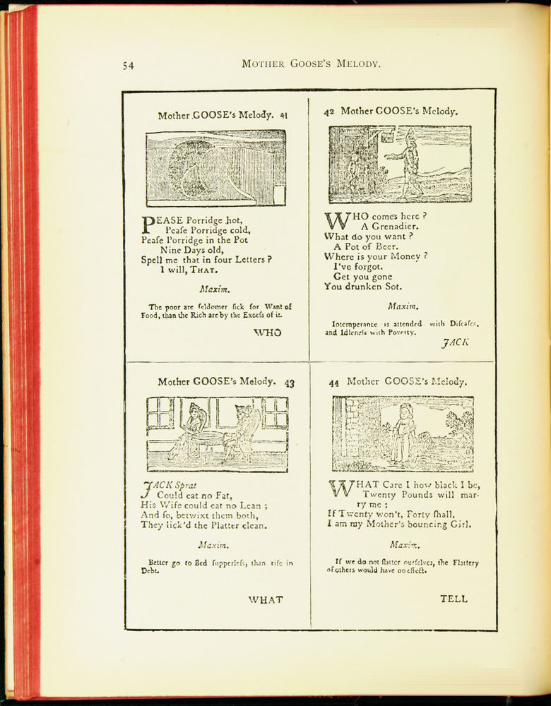 Scan 0064 of The original Mother Goose