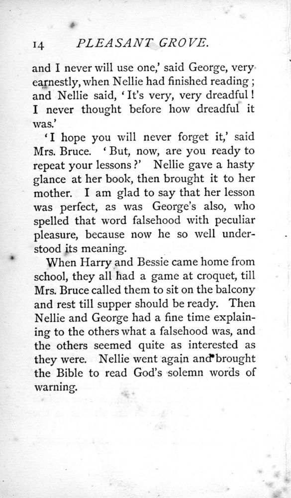 Scan 0016 of Pleasant Grove : a book for the young