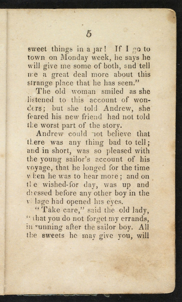 Scan 0007 of The sailor boy, or, The first and last voyage of little Andrew