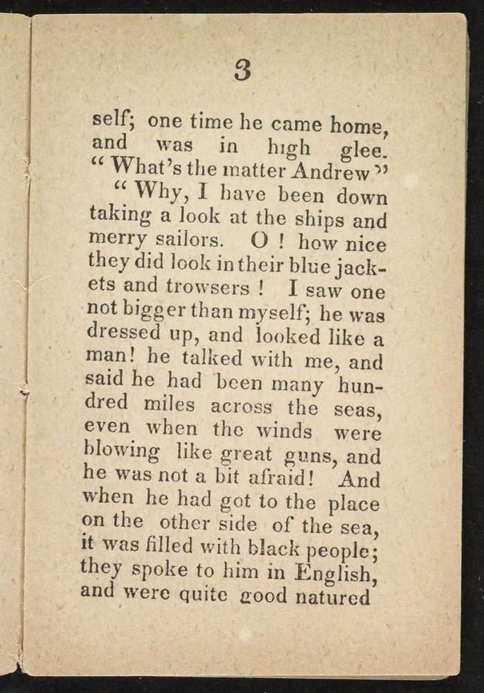 Scan 0005 of The sailor boy, or, The first and last voyage of little Andrew