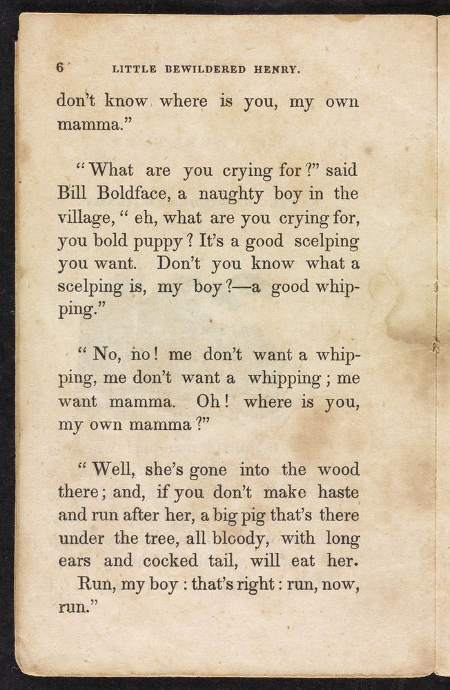 Scan 0006 of The singular and extraordinary adventures of poor little bewildered Henry, who was shut up in an old abbey for three weeks