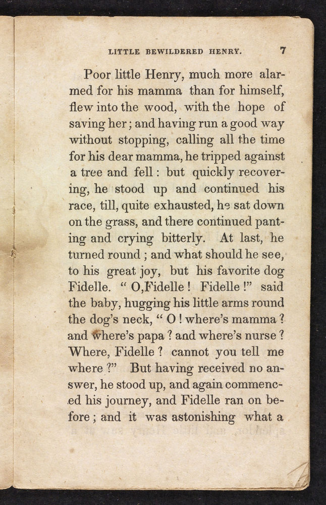 Scan 0007 of The singular and extraordinary adventures of poor little bewildered Henry, who was shut up in an old abbey for three weeks