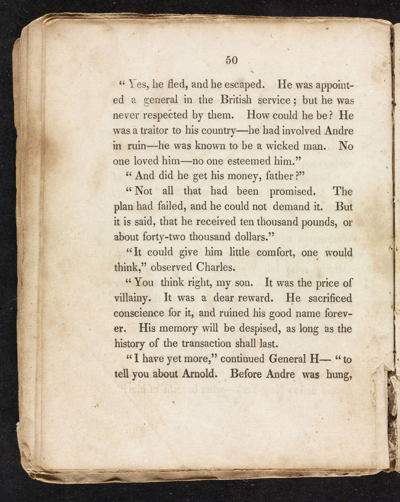 Scan 0050 of Stories about Arnold the traitor, Andre the spy, and Champe the patriot