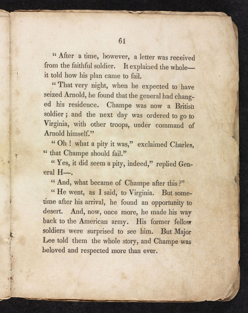 Scan 0061 of Stories about Arnold the traitor, Andre the spy, and Champe the patriot