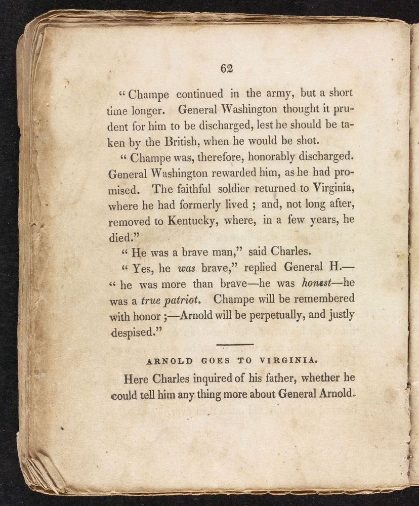 Scan 0062 of Stories about Arnold the traitor, Andre the spy, and Champe the patriot