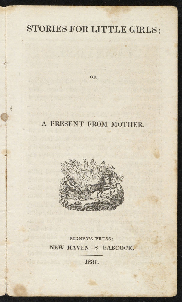 Scan 0005 of Stories for little girls, or, A present from mother
