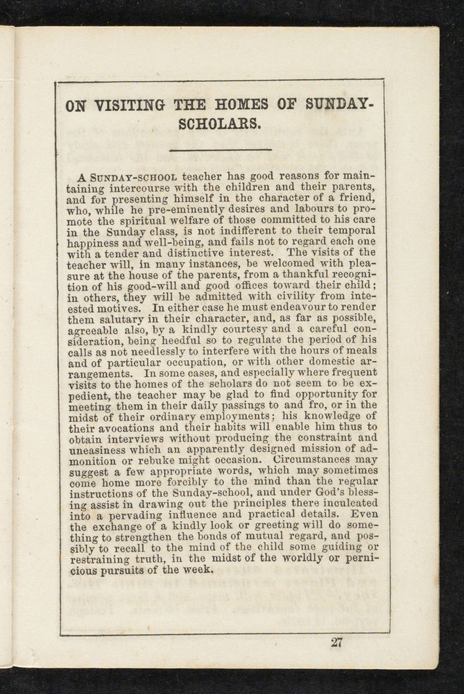 Scan 0027 of The Sunday-school pocket almanac for the year of Our Lord 1855