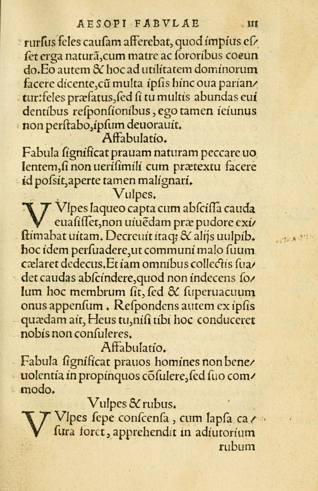 Scan 0115 of Aesopi Phrygis Fabellae Graece et Latine